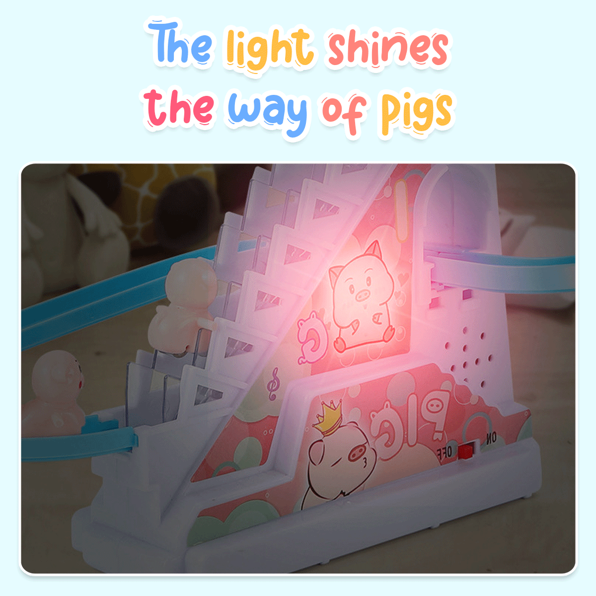 LED animal climbing toy