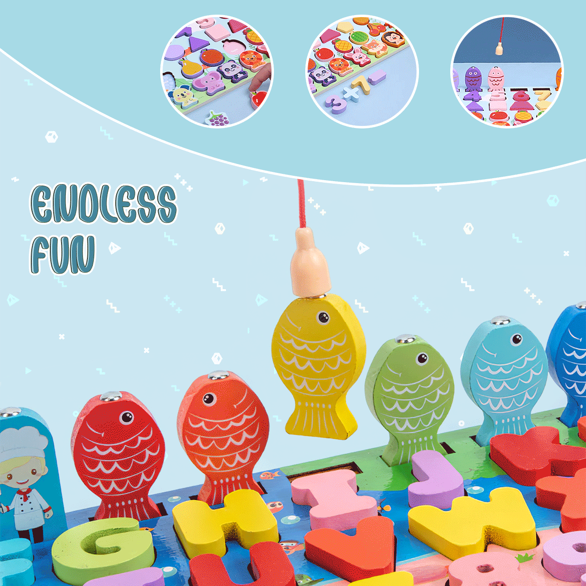 Multiple games learning toy