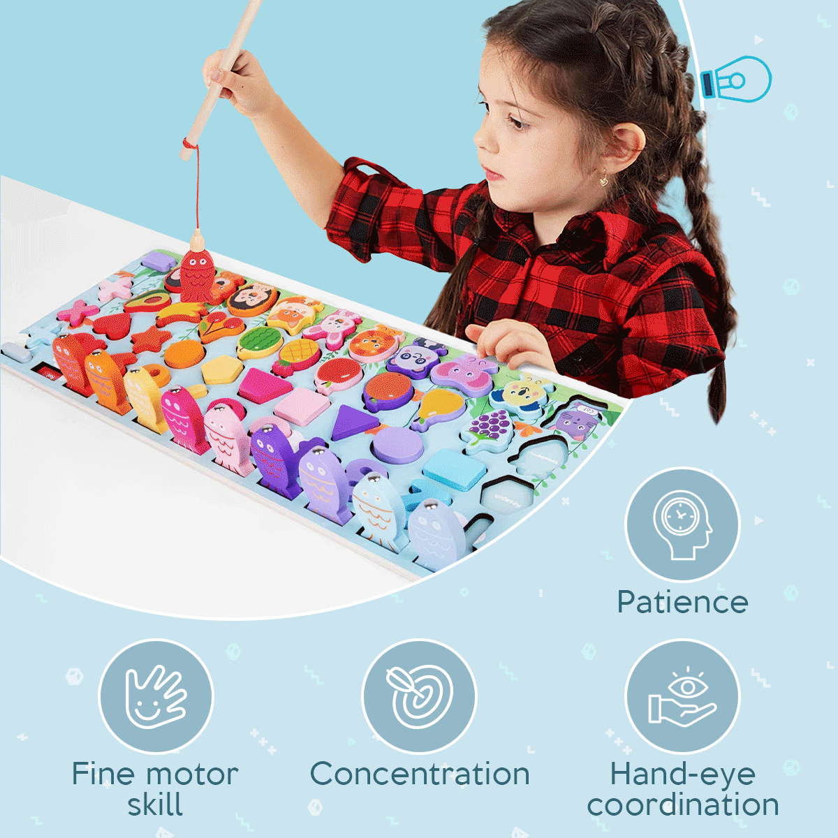 Skill enhancing learning toy