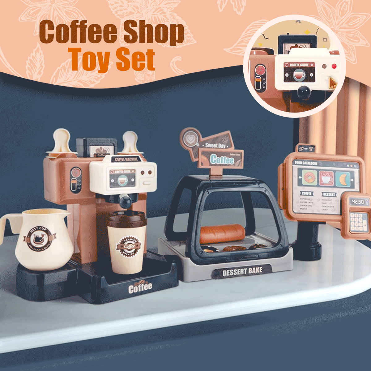 Coffee Shop Toy Set Animation