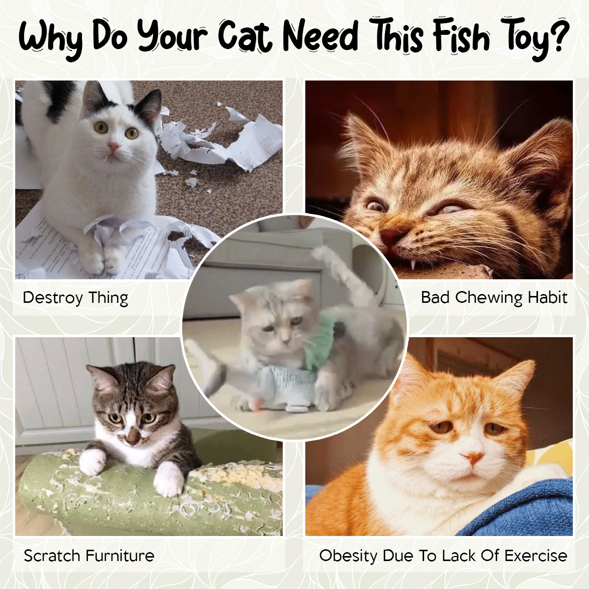 Moving Fish Cat Toy