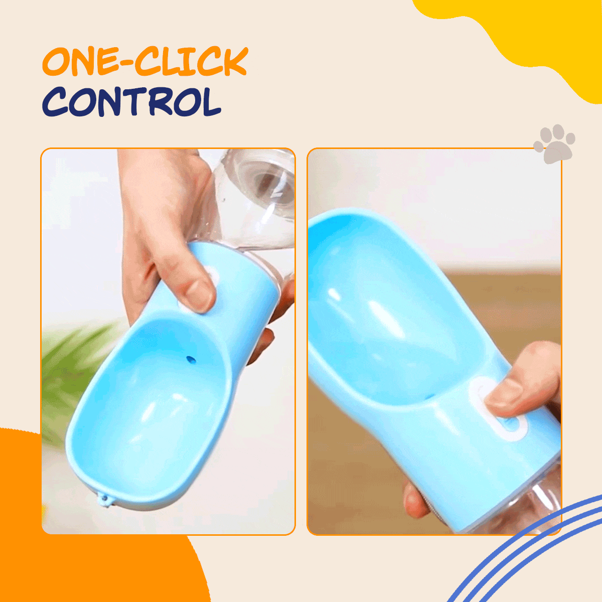 One-click control for pet feeder