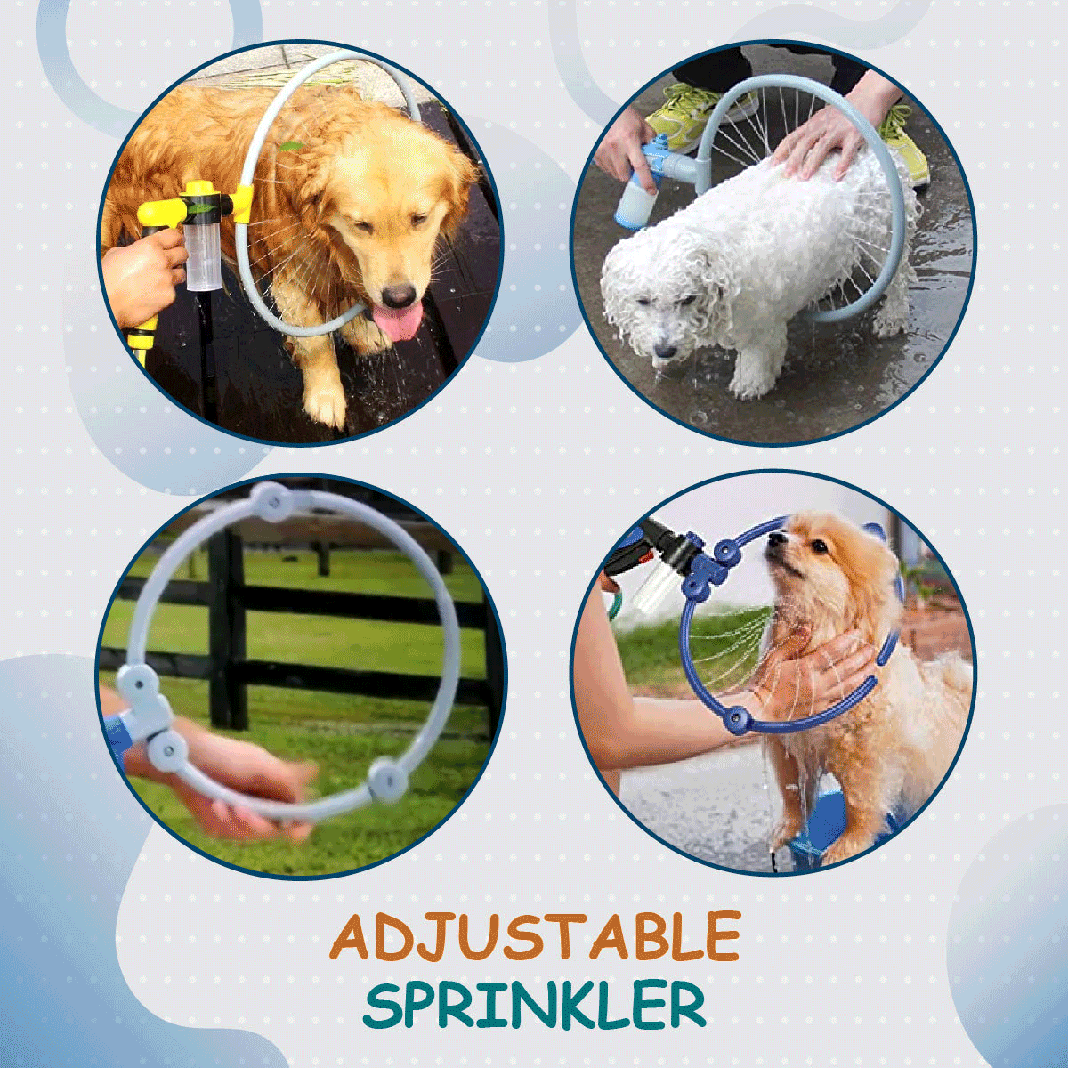 Adjustable washer for all dogs