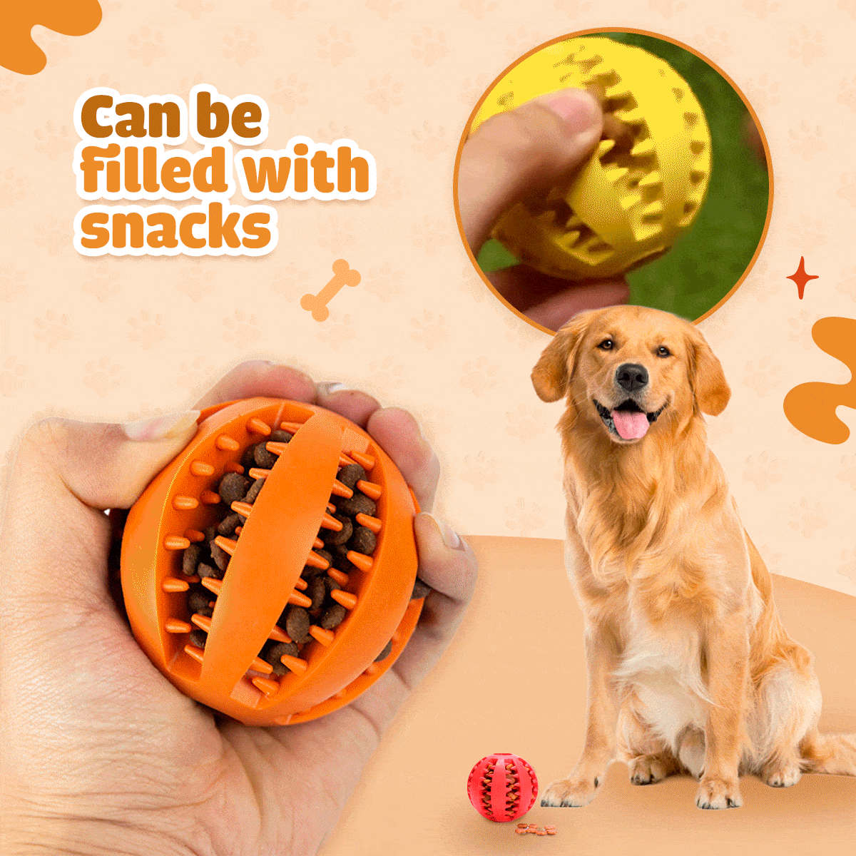 Snack ball for dogs