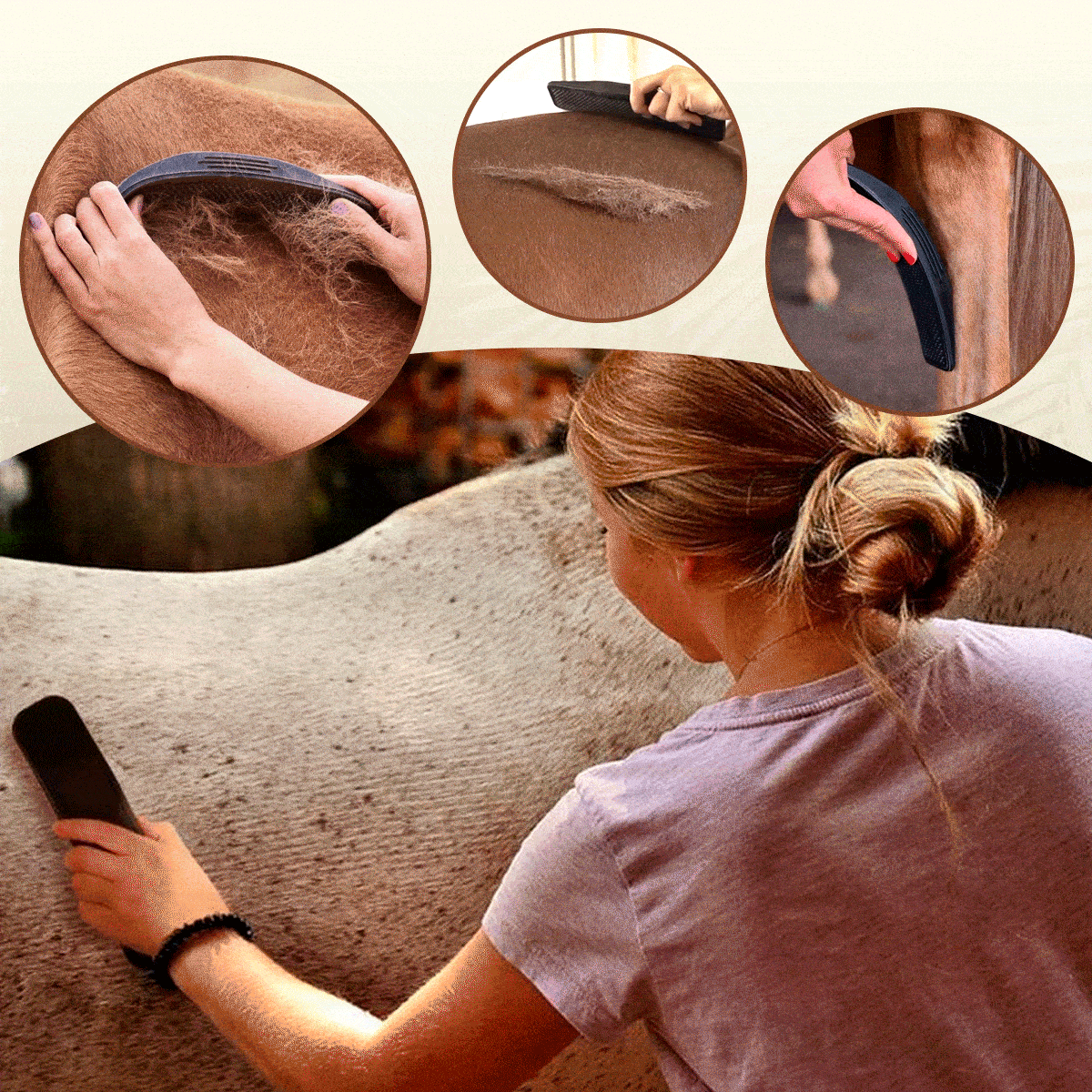 Pet massage grooming tool
