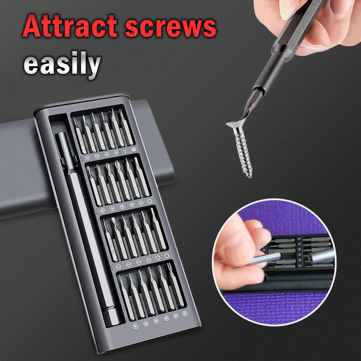 Magnetic Screwdriver Bits