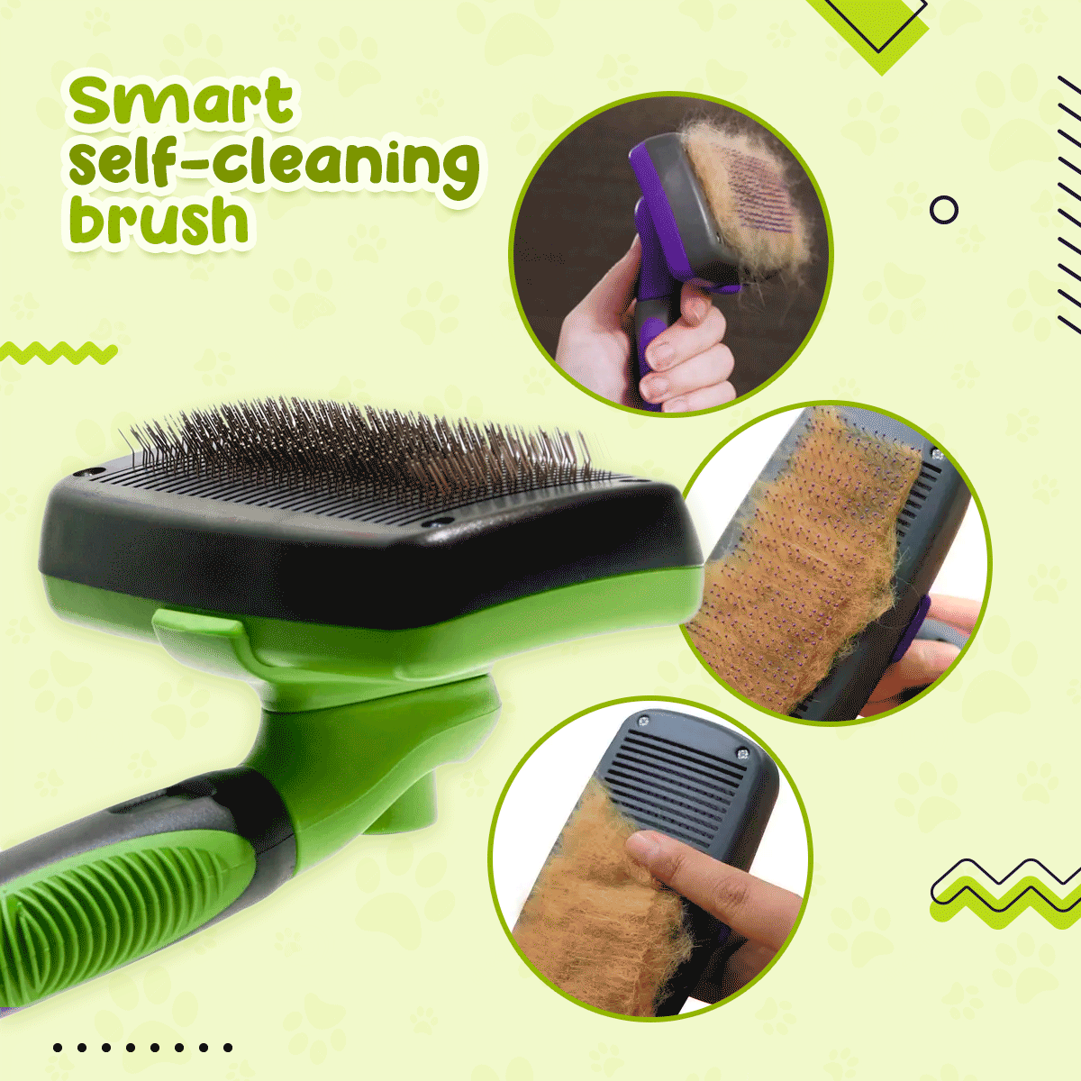 Self-Cleaning Brush Mechanism