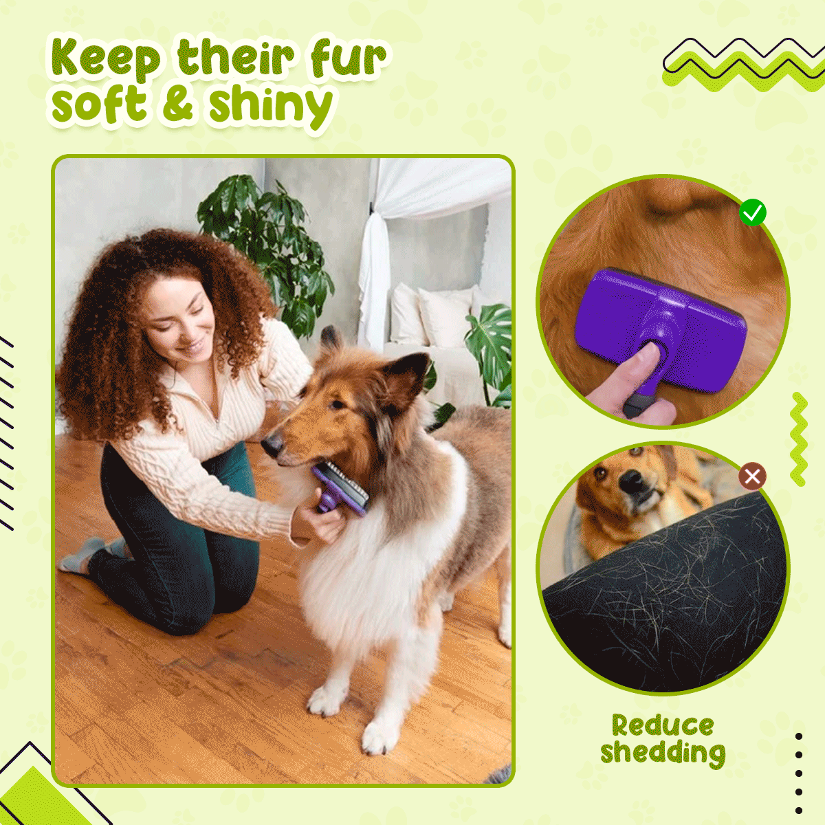 Shedding Fur Removal
