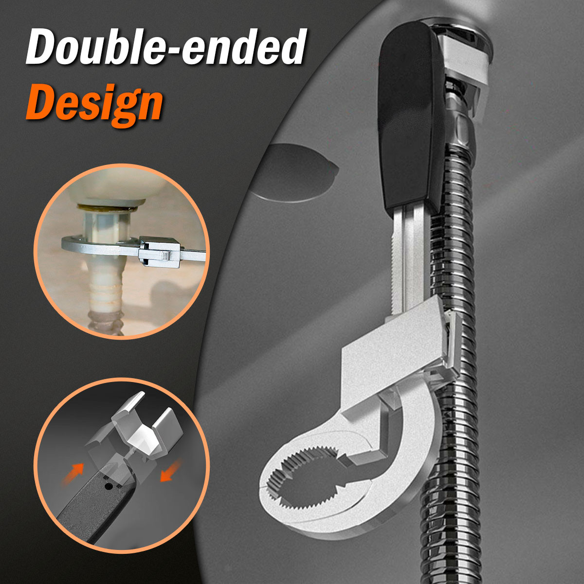 Double-ended wrench usage