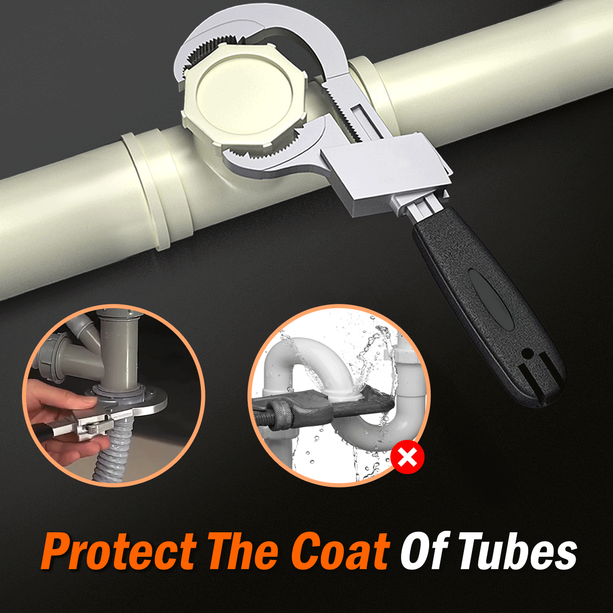 Wrench protecting surface coatings