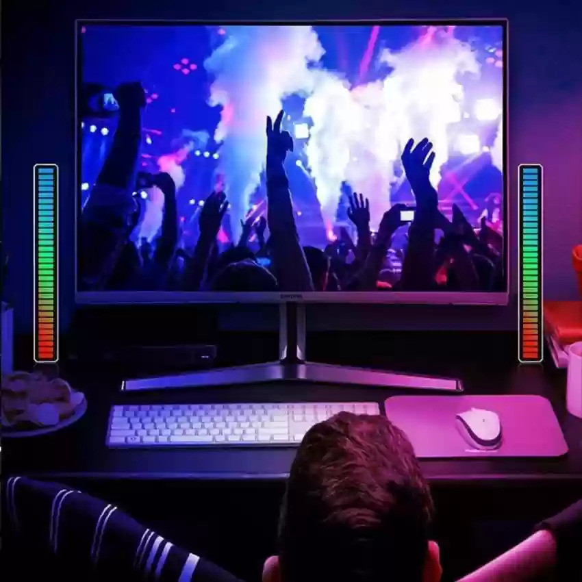 Colorful sound controlled LED light bar