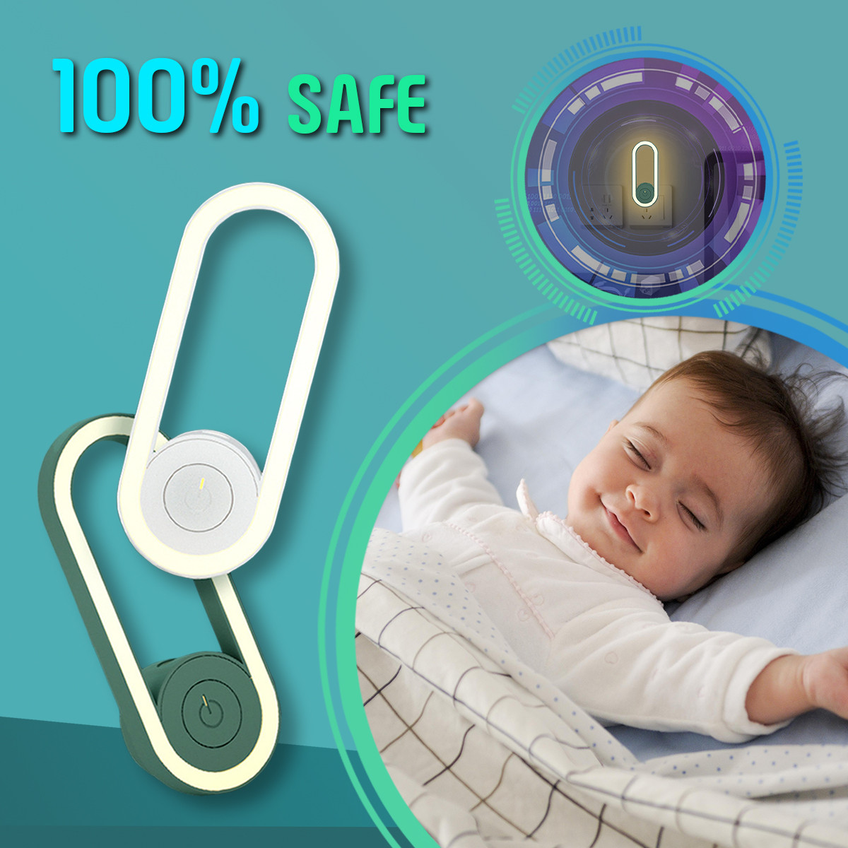 Safe ultrasonic mosquito repellent