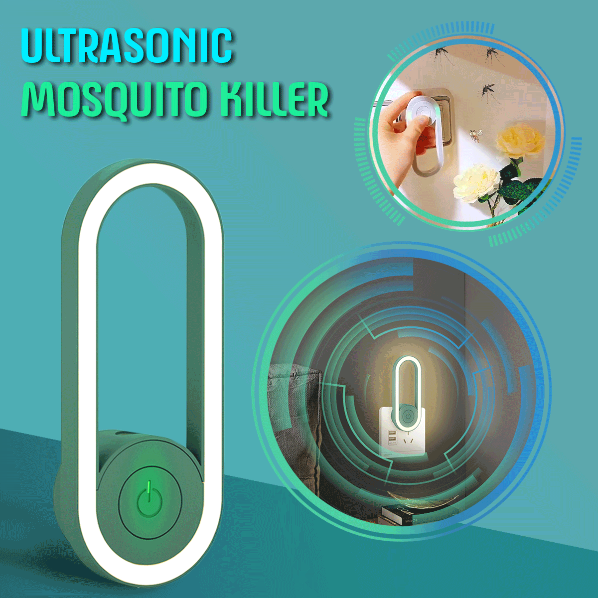Ultrasonic Mosquito Killer in action