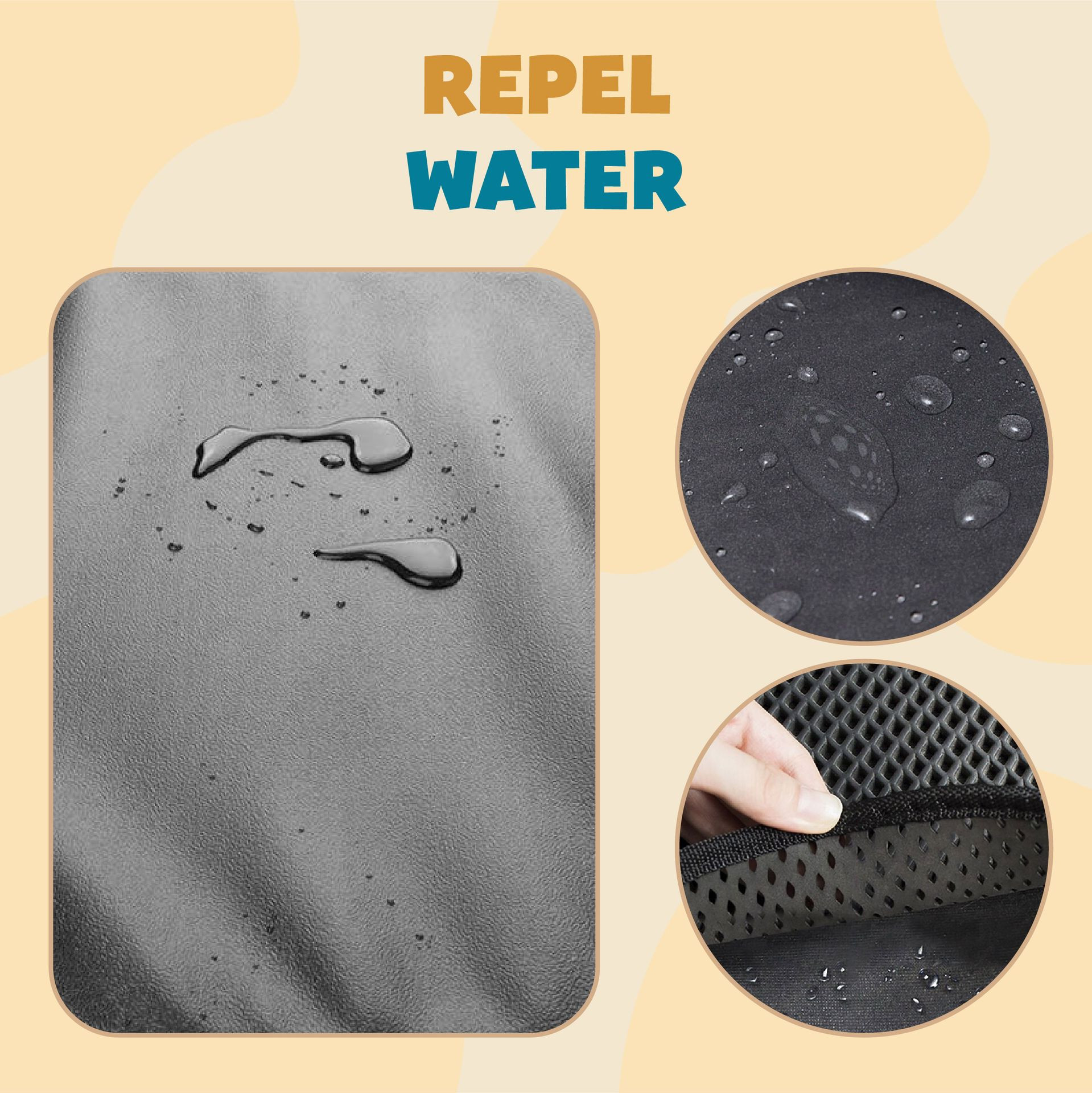 Waterproof bottom layer of cat litter mat