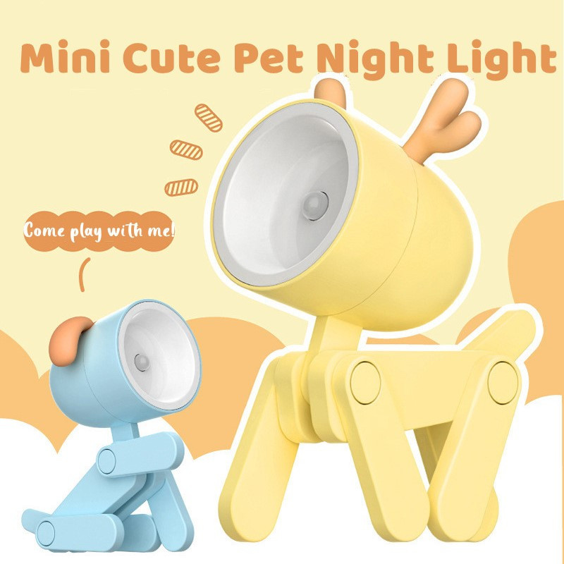 Adorable dog and deer night lights