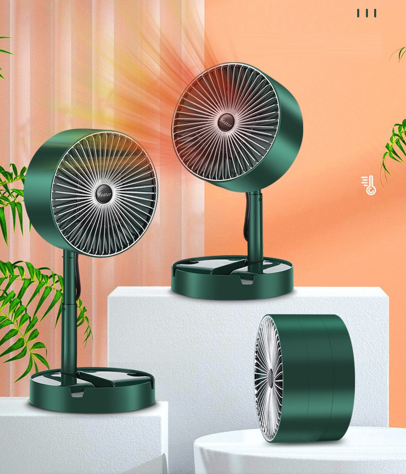 Fan that heats room