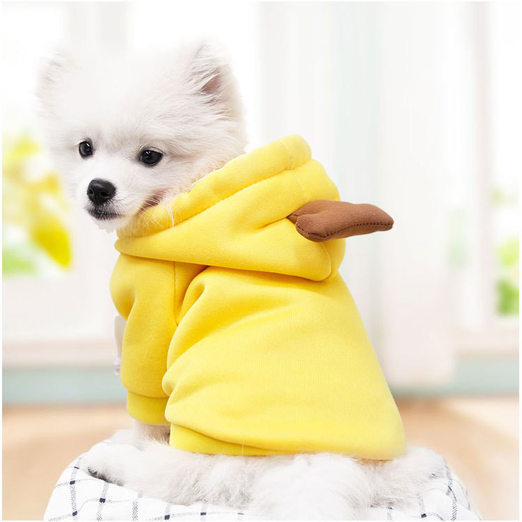 Pet hoodie size options