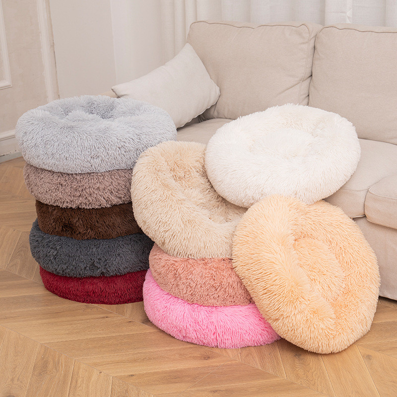 Fluffy Pet Bed - Cozy Texture Close-Up