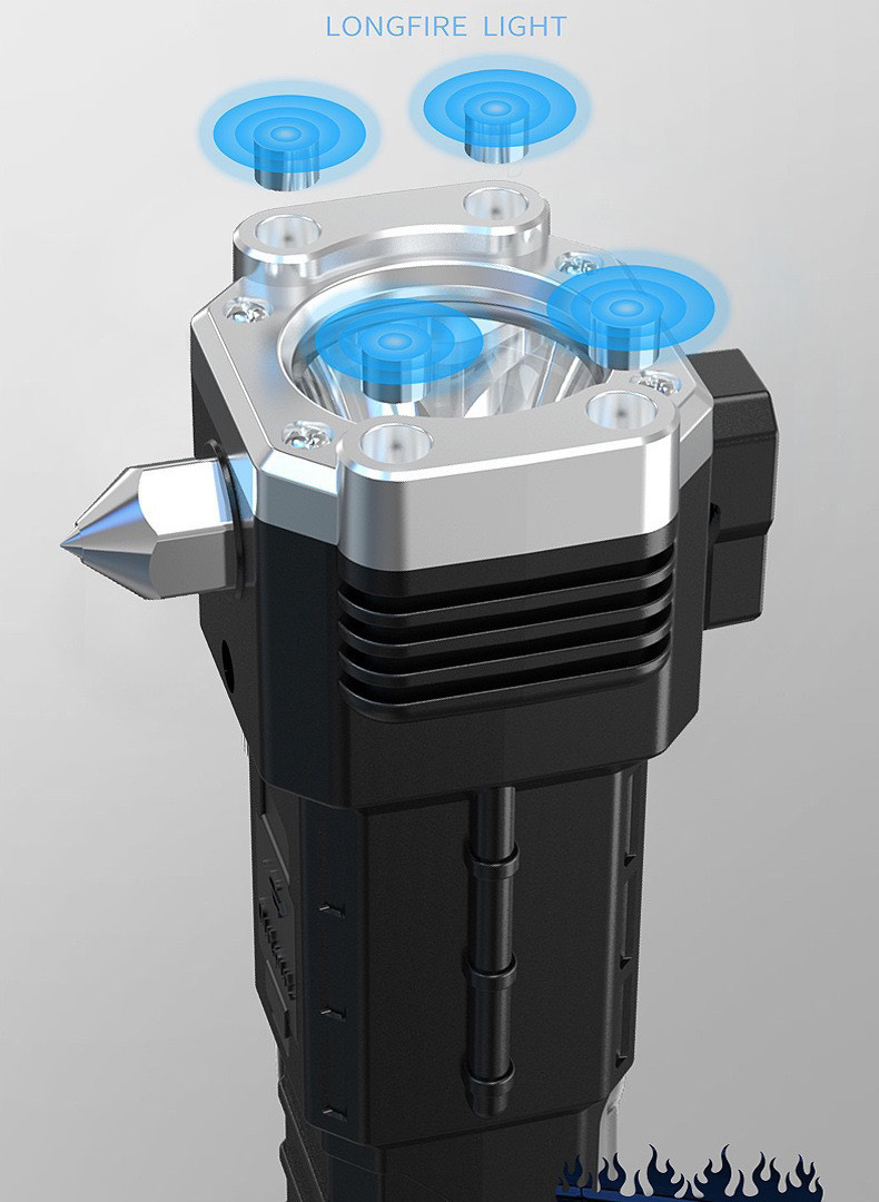 Flashlight charging port
