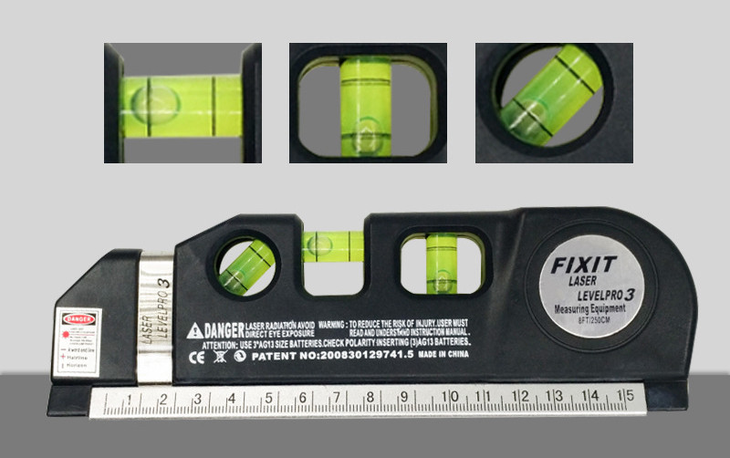Laser Level Tool - Side View