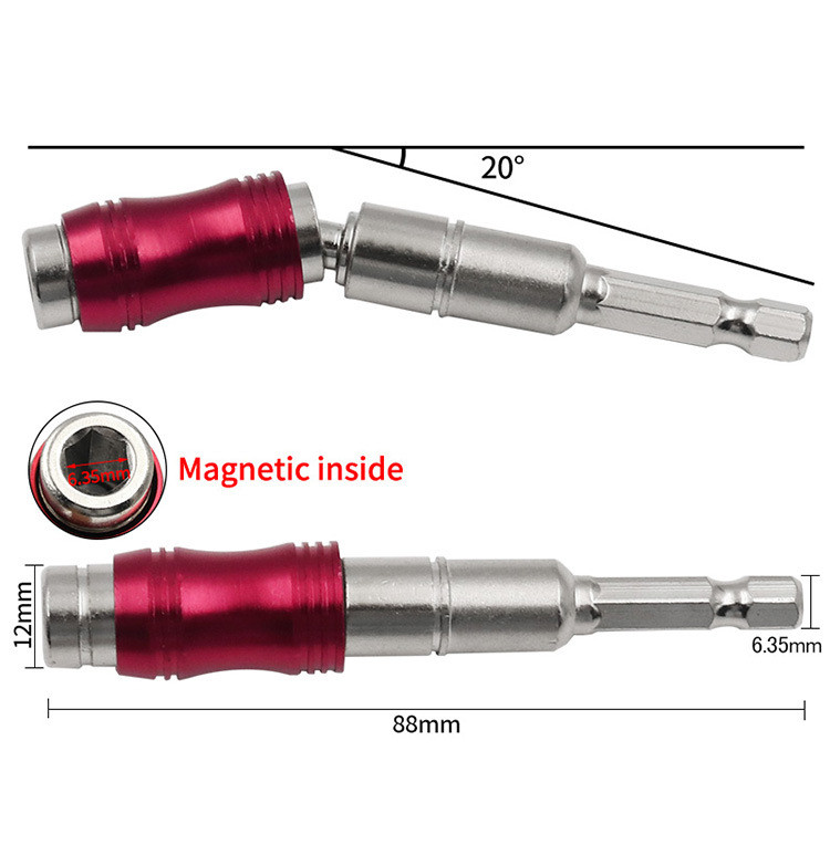 Swiveling bit drill tip in use
