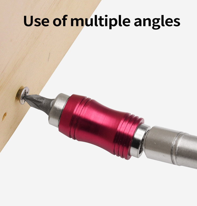 Adjustable angle of drill tip holder
