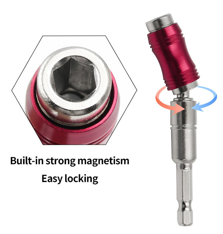 Magnetic bit holder close-up