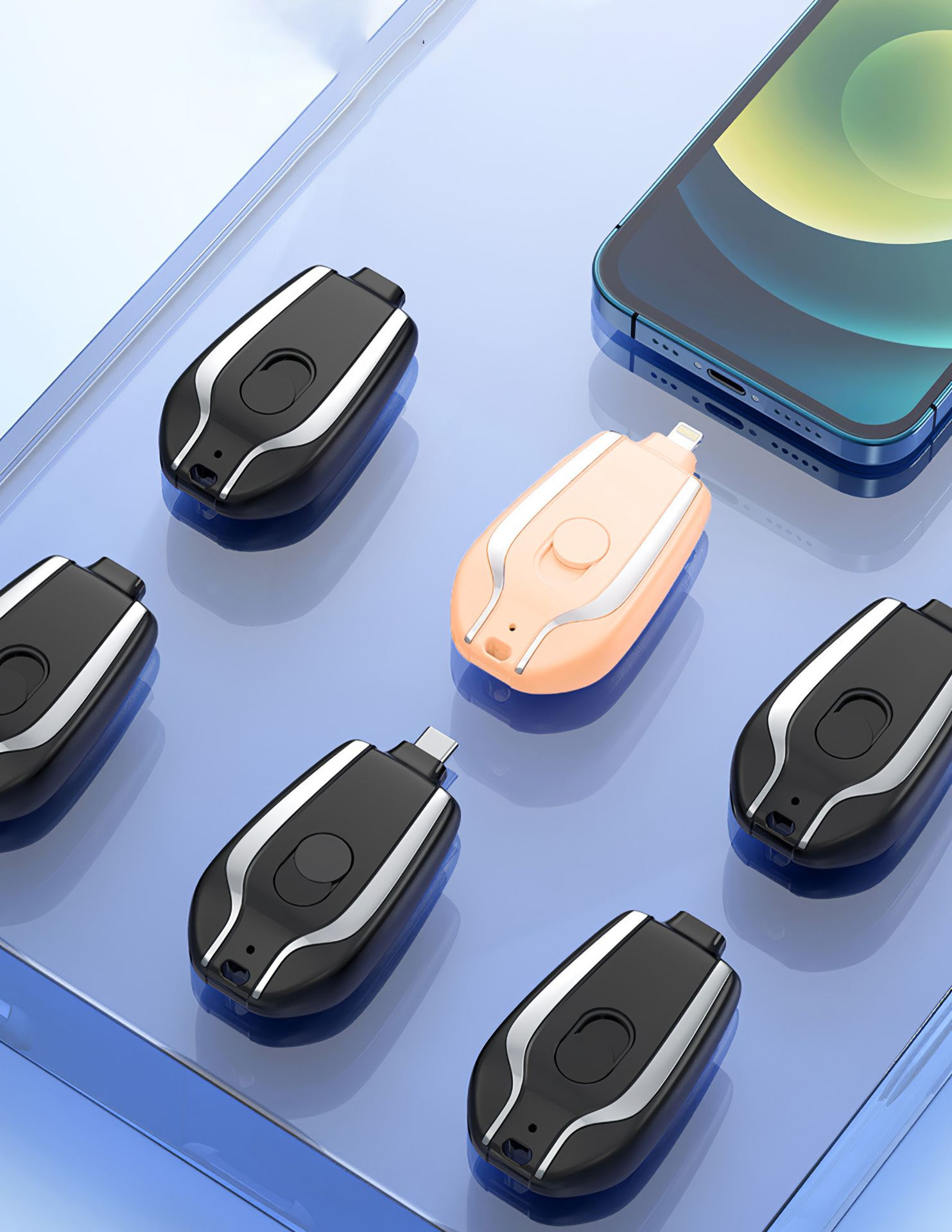 Mini Portable Charger Side View