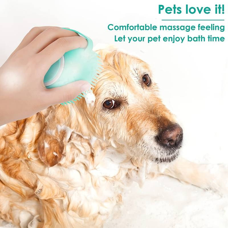 Silicone Dog Bath Brush Image 4
