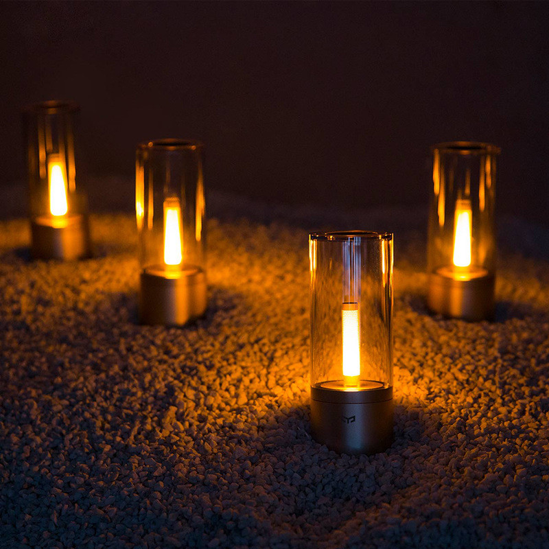 LED spin and glow light for romantic dinners