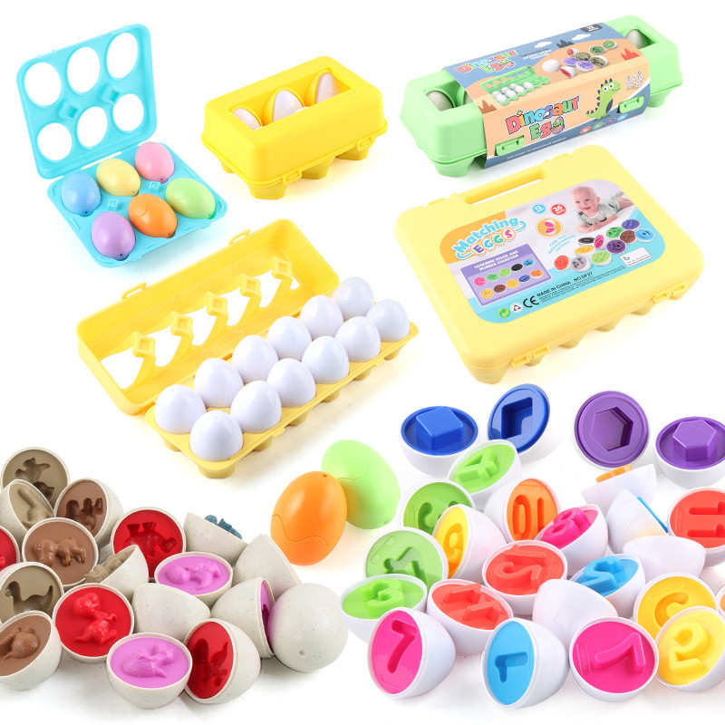 Color & Shapes Matching Egg Toy Image 1