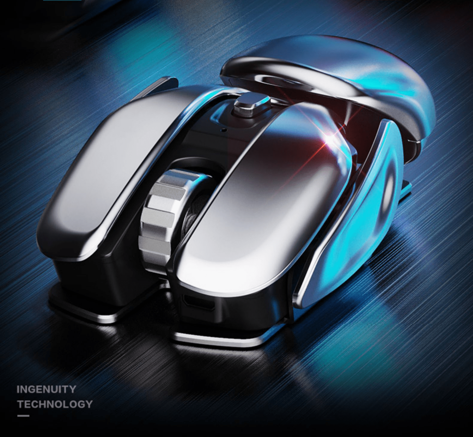 Wireless Mouse Features Diagram