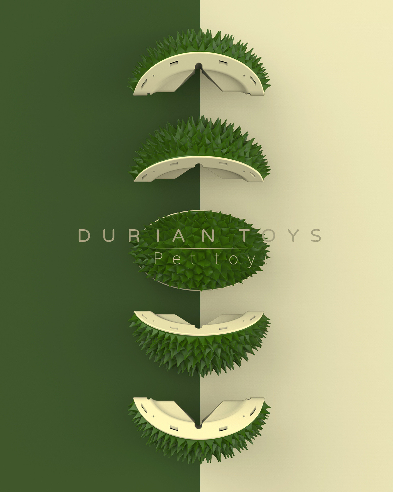 Durian-style cat corner scratcher image 4