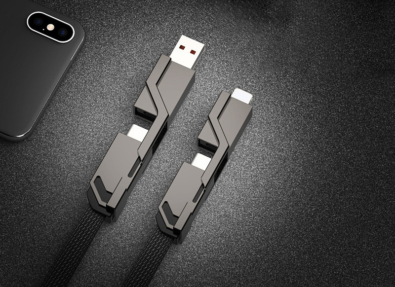 Lifestyle image showing cable in use