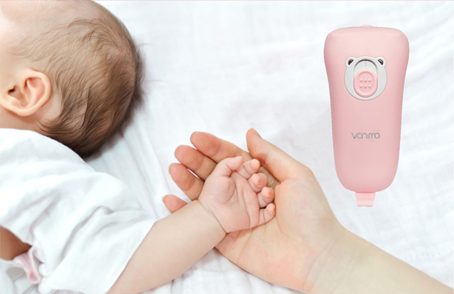 Baby Nail Trimmer in Use