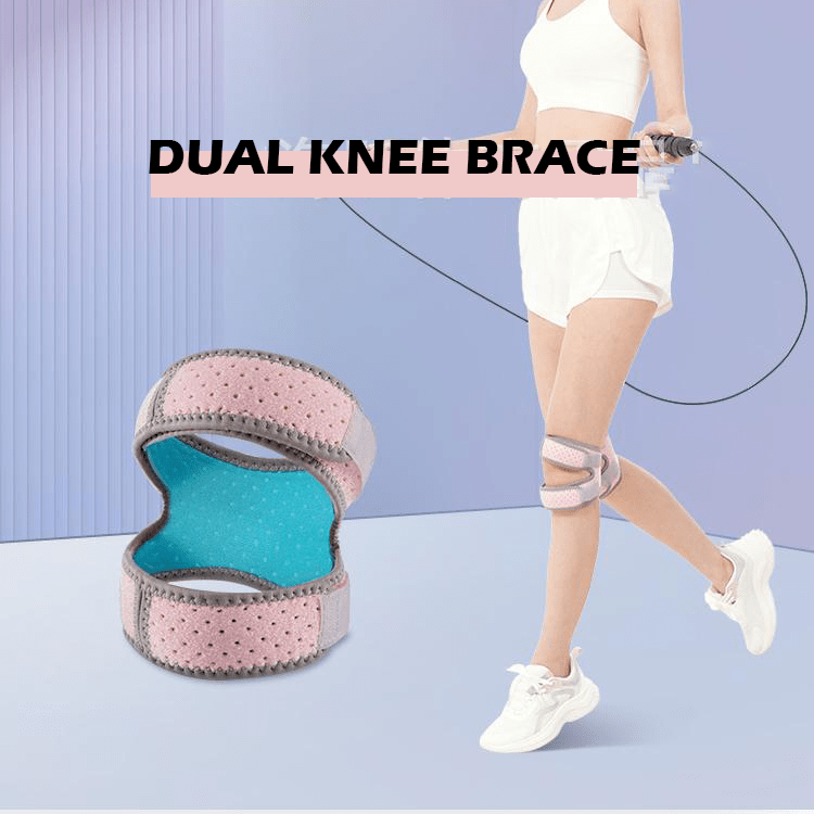 Dual Knee Brace front view