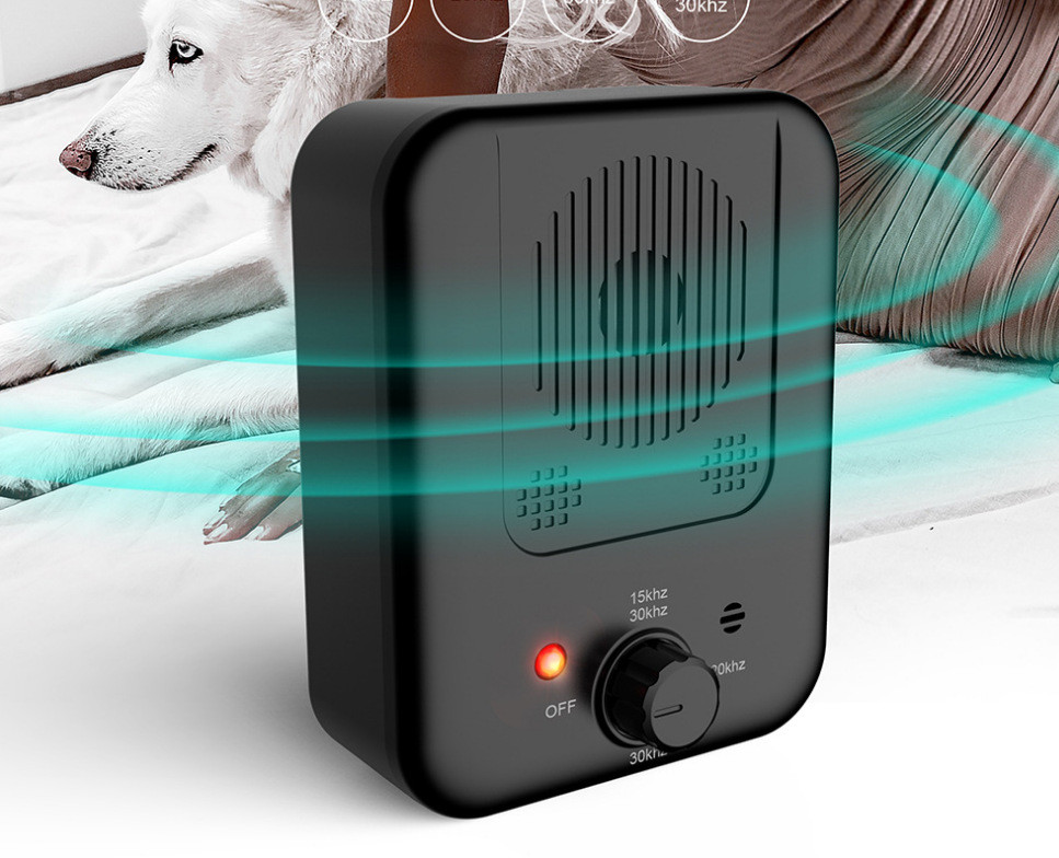 Dog Responding to Barking Control Device
