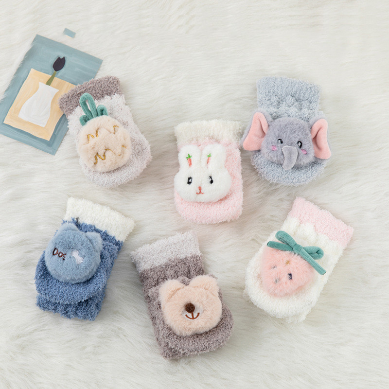 Close-up of Long Cute Animal Stockings