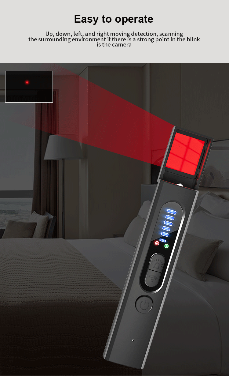 Device scanning for hidden cameras
