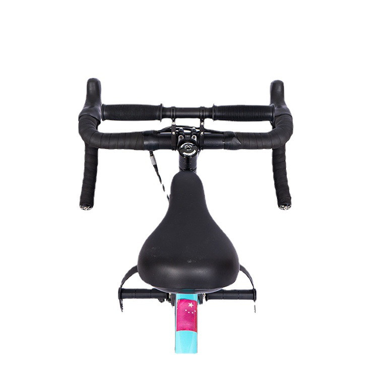 Bike seat installed on mountain bike