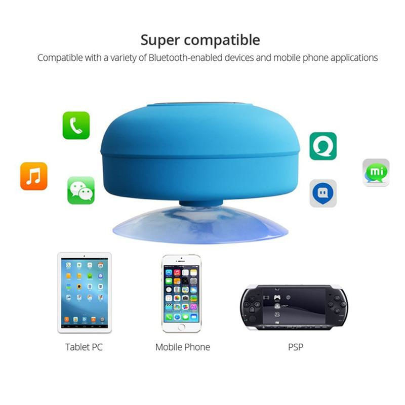Waterproof Shower Speaker - Side View