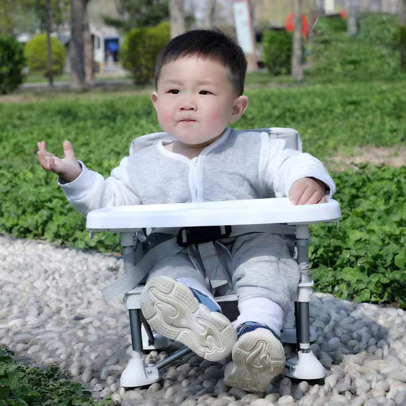 Baby Chair with Tray Close-up