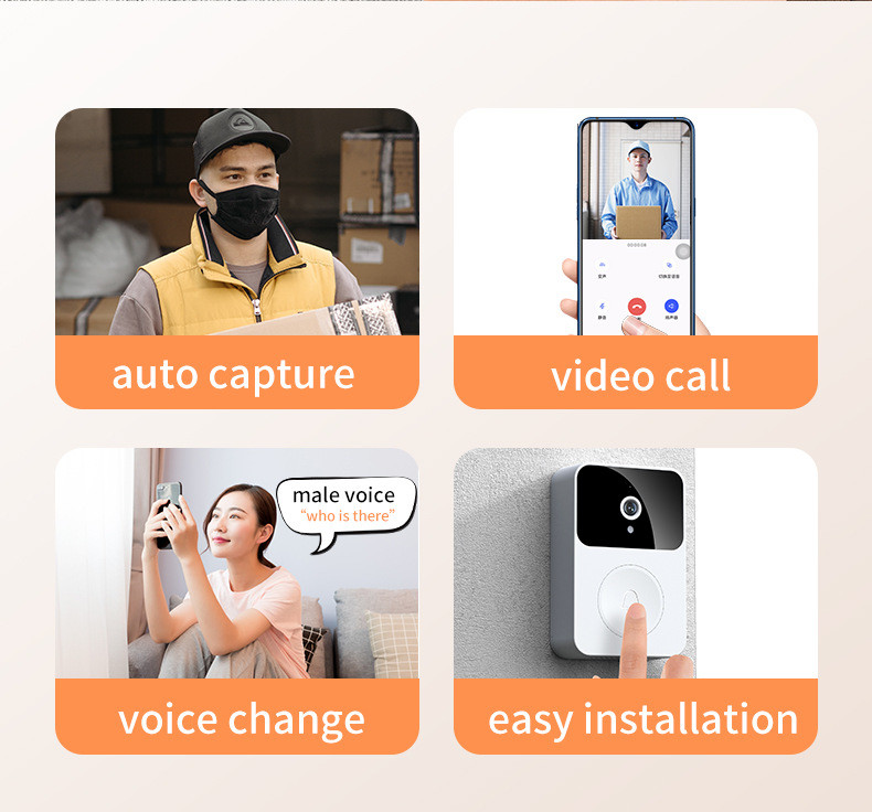 Wireless Doorbell Side View
