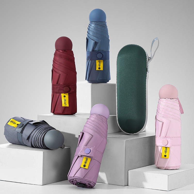 Portable mini umbrella folded
