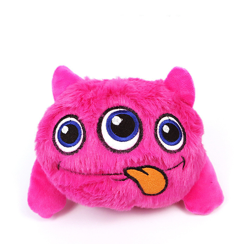 Interactive Monster Plush Giggle Ball Dog Toy Image 7