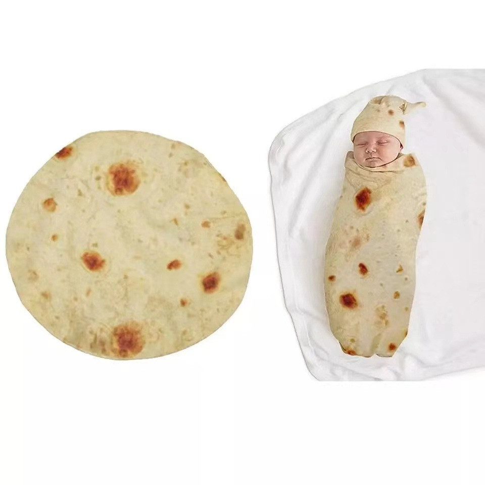 Funny Child Baby Cabbage Blanket Image 3