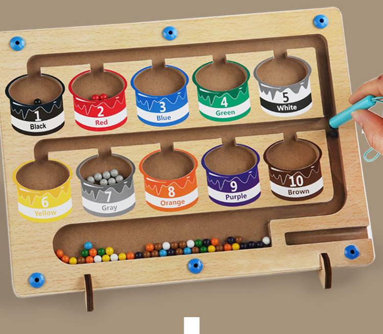 Magnetic Maze Toy Side View