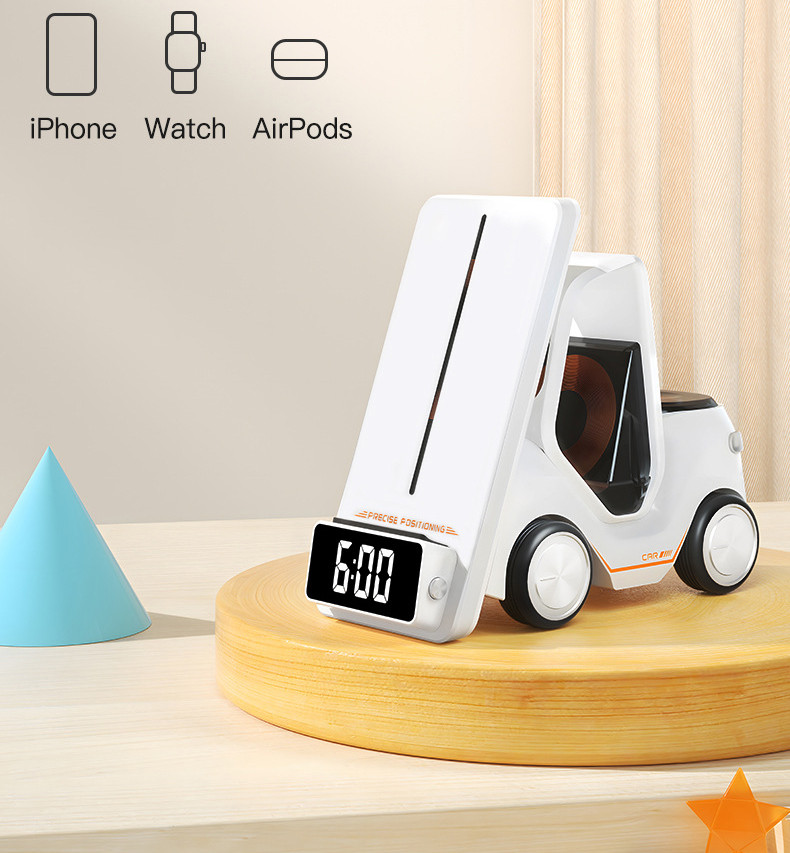 Forklift-form 3-in-1 wireless charger - image 2