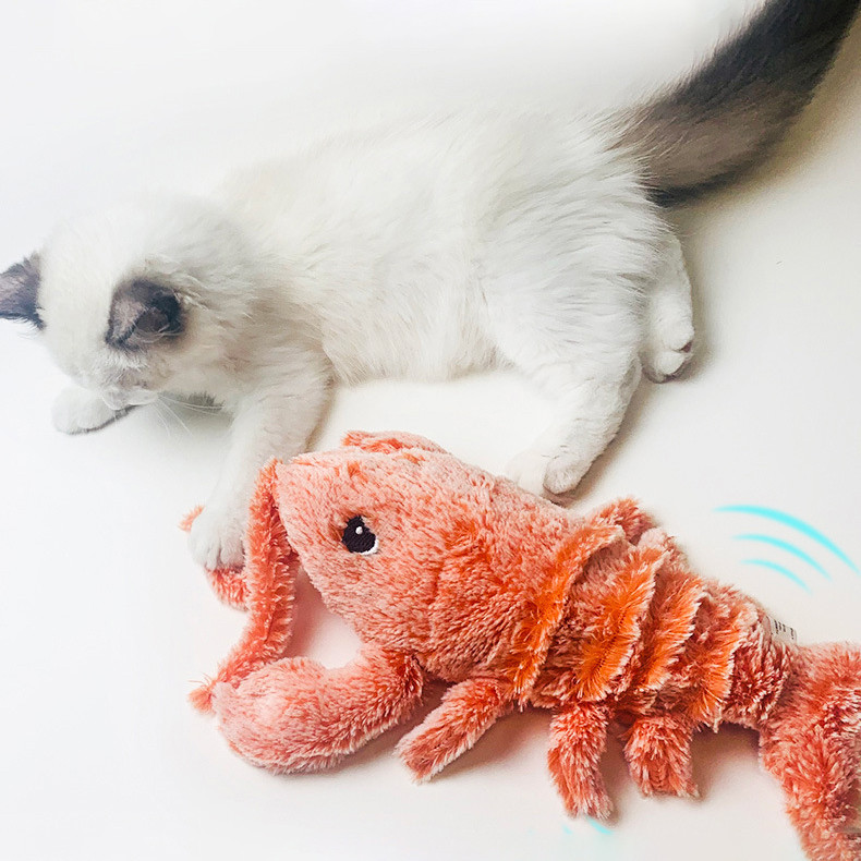 Jumping Shrimp Plush Toy Image 1