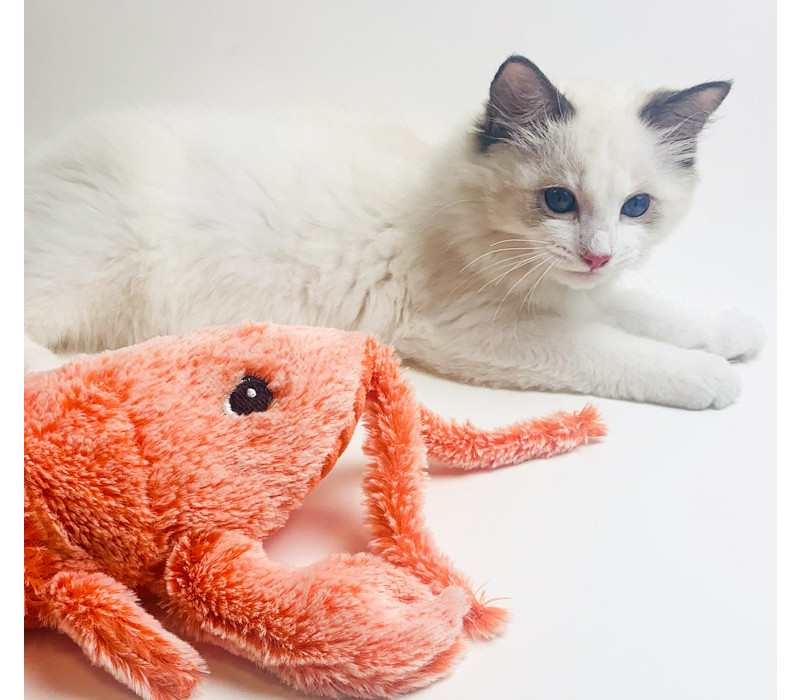 Jumping Shrimp Plush Toy Image 2